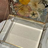 6x8 floral jewelry box with real preserved flowers, beautifully crafted by Happihome.