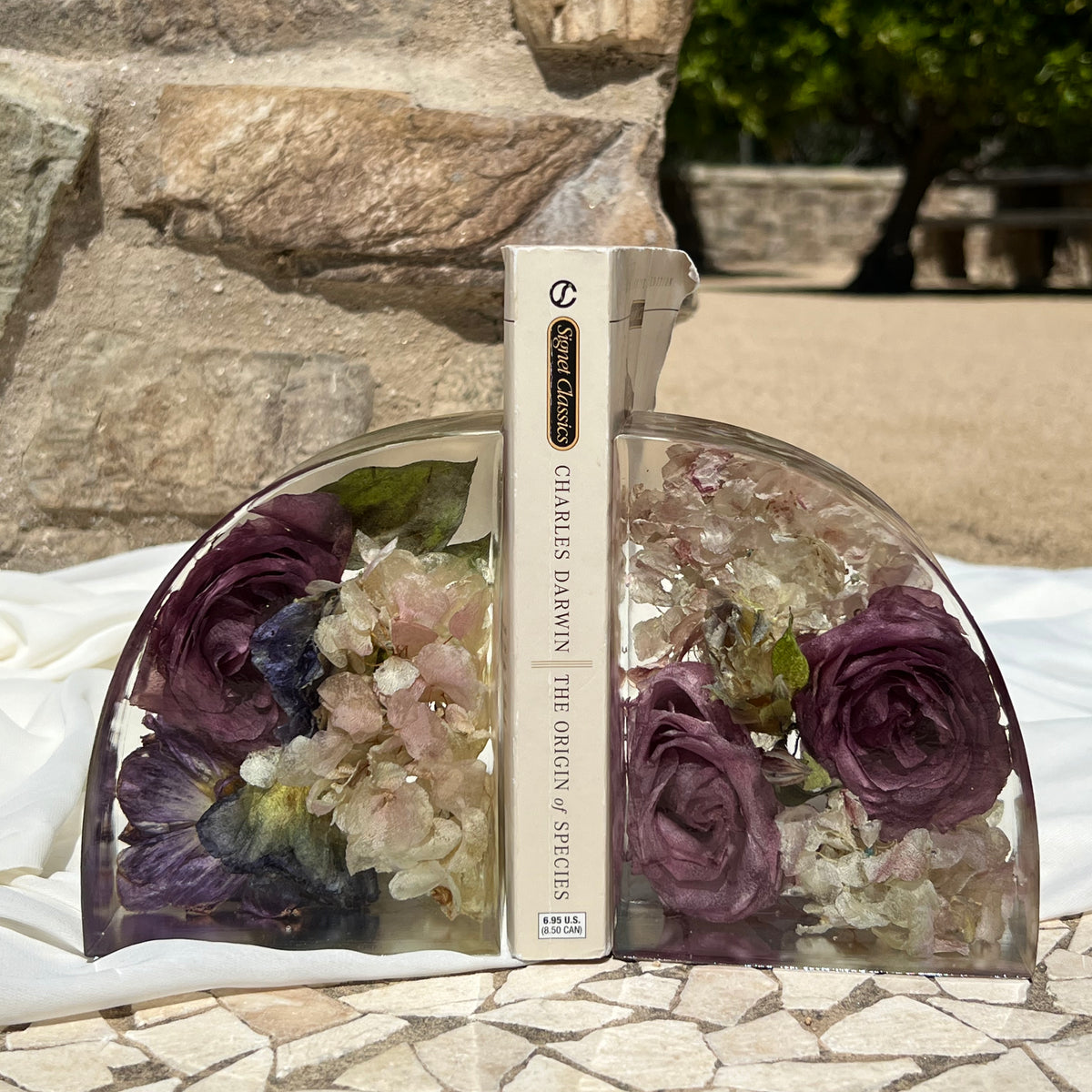 Preserved Flower Resin Blocks