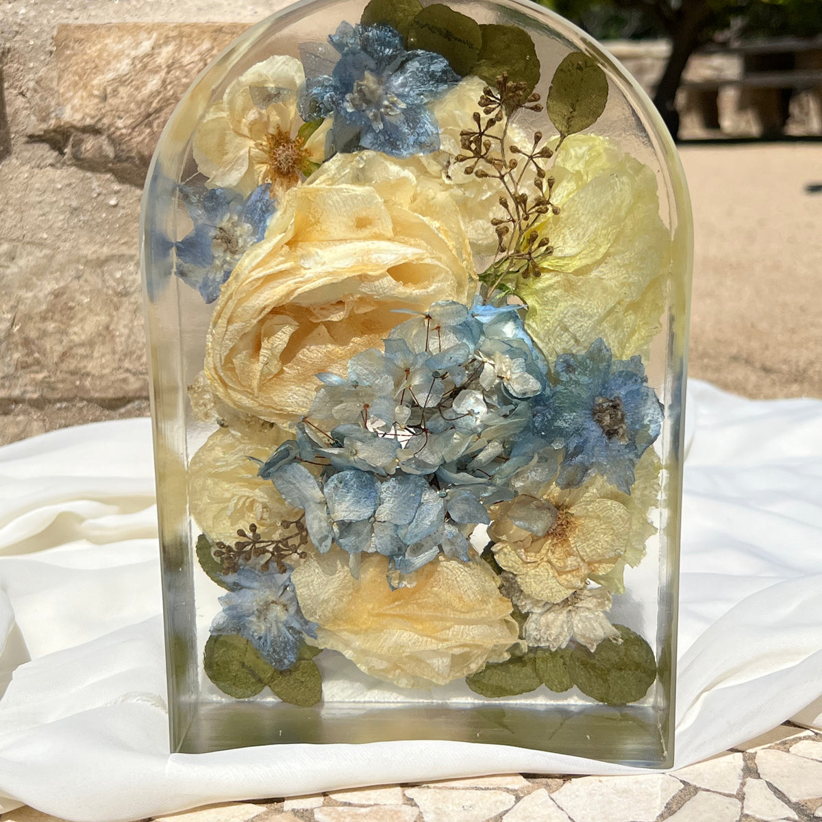 Preserved Flower Resin Blocks