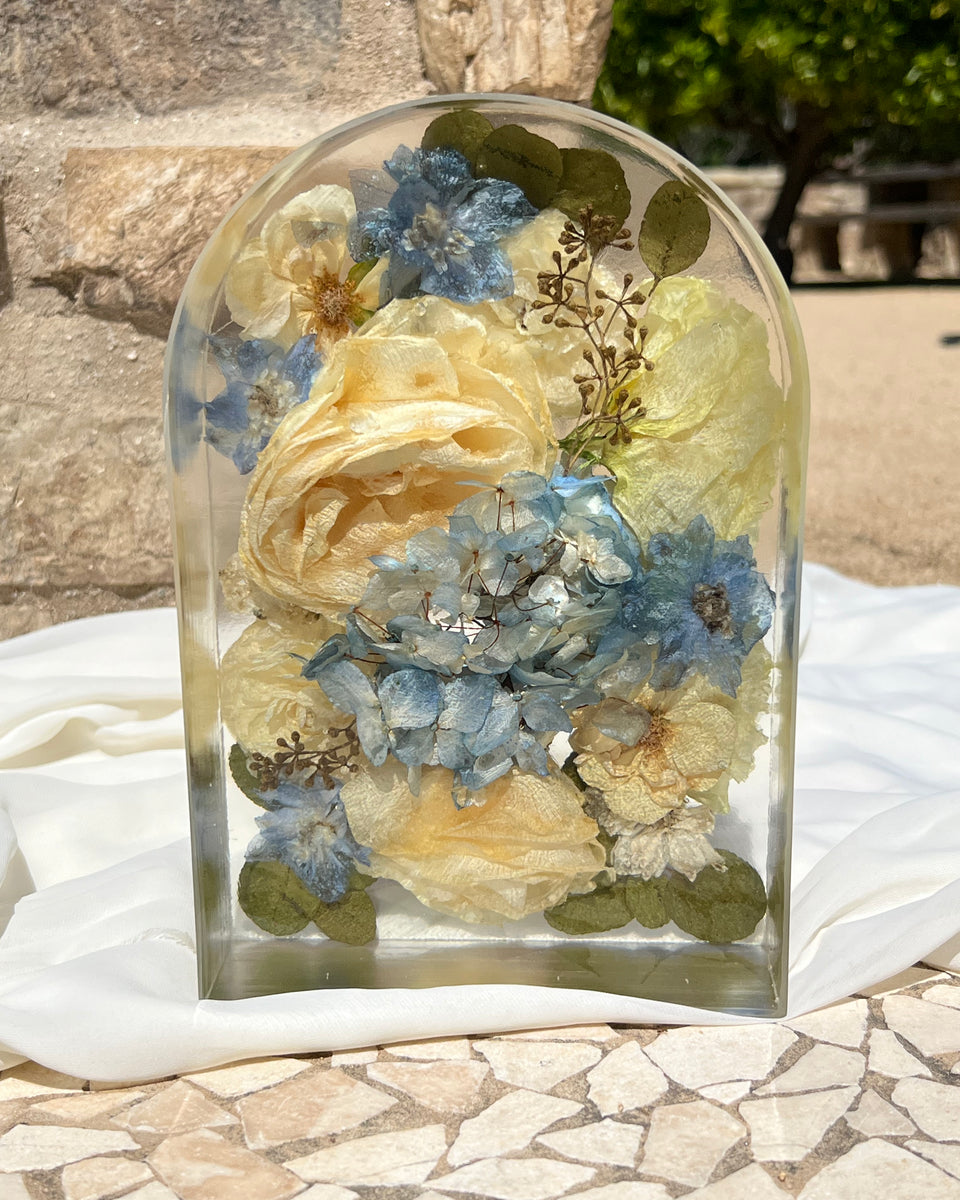 Preserved Flower Resin Blocks