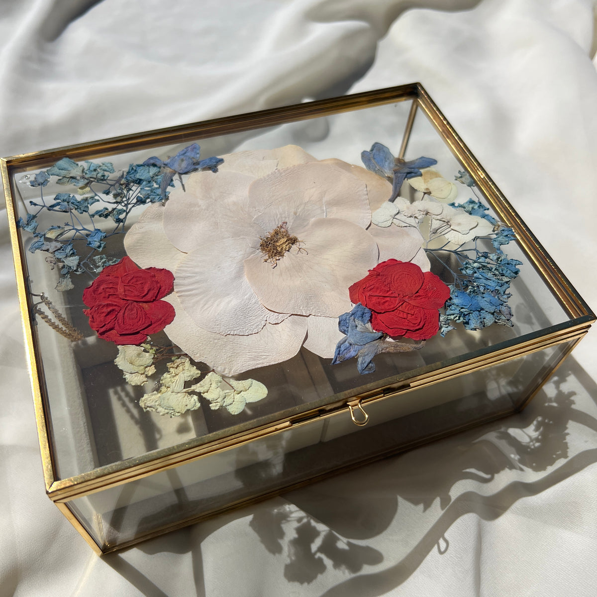 Pressed Flower Jewelry Box