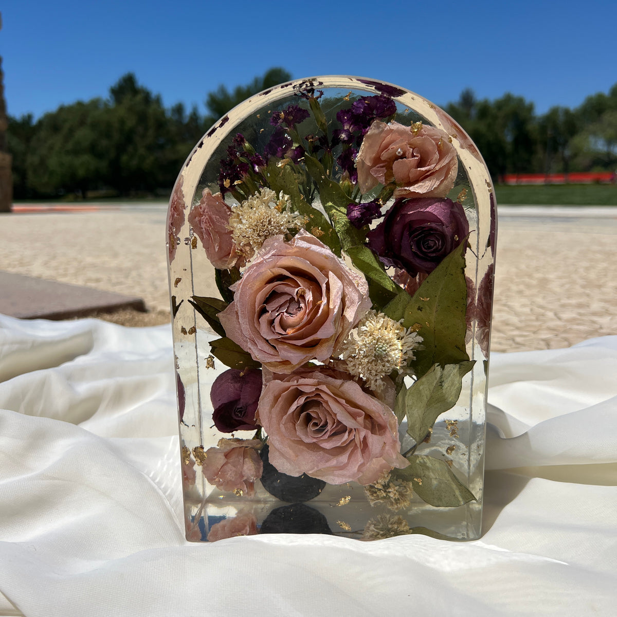 Preserved Flower Resin Blocks