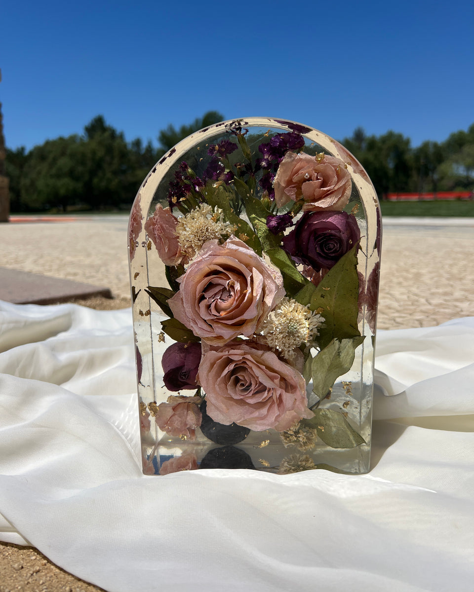 Preserved Flower Resin Blocks