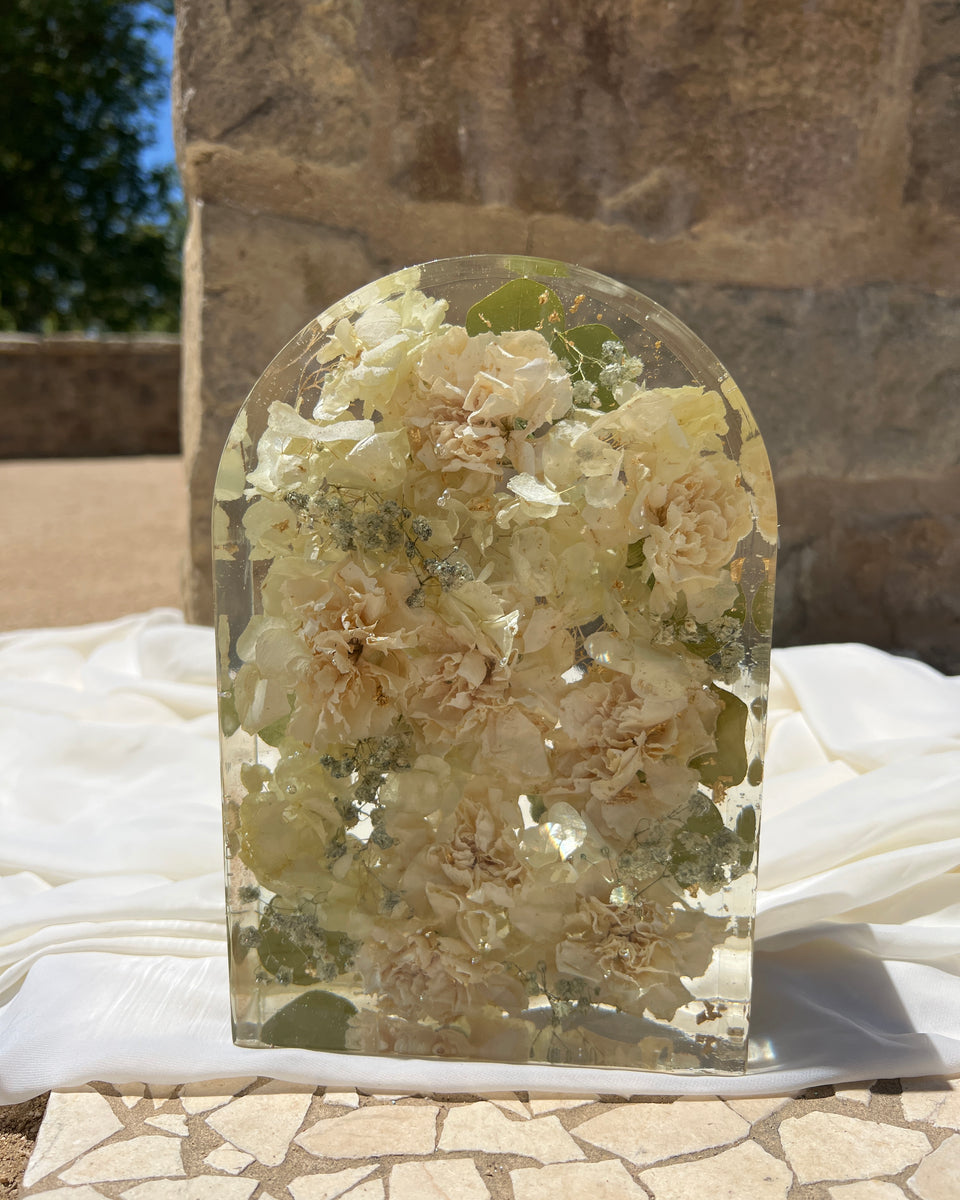 Preserved Flower Resin Blocks
