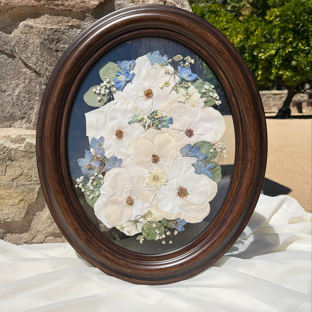 Oval Pressed Flower Frames