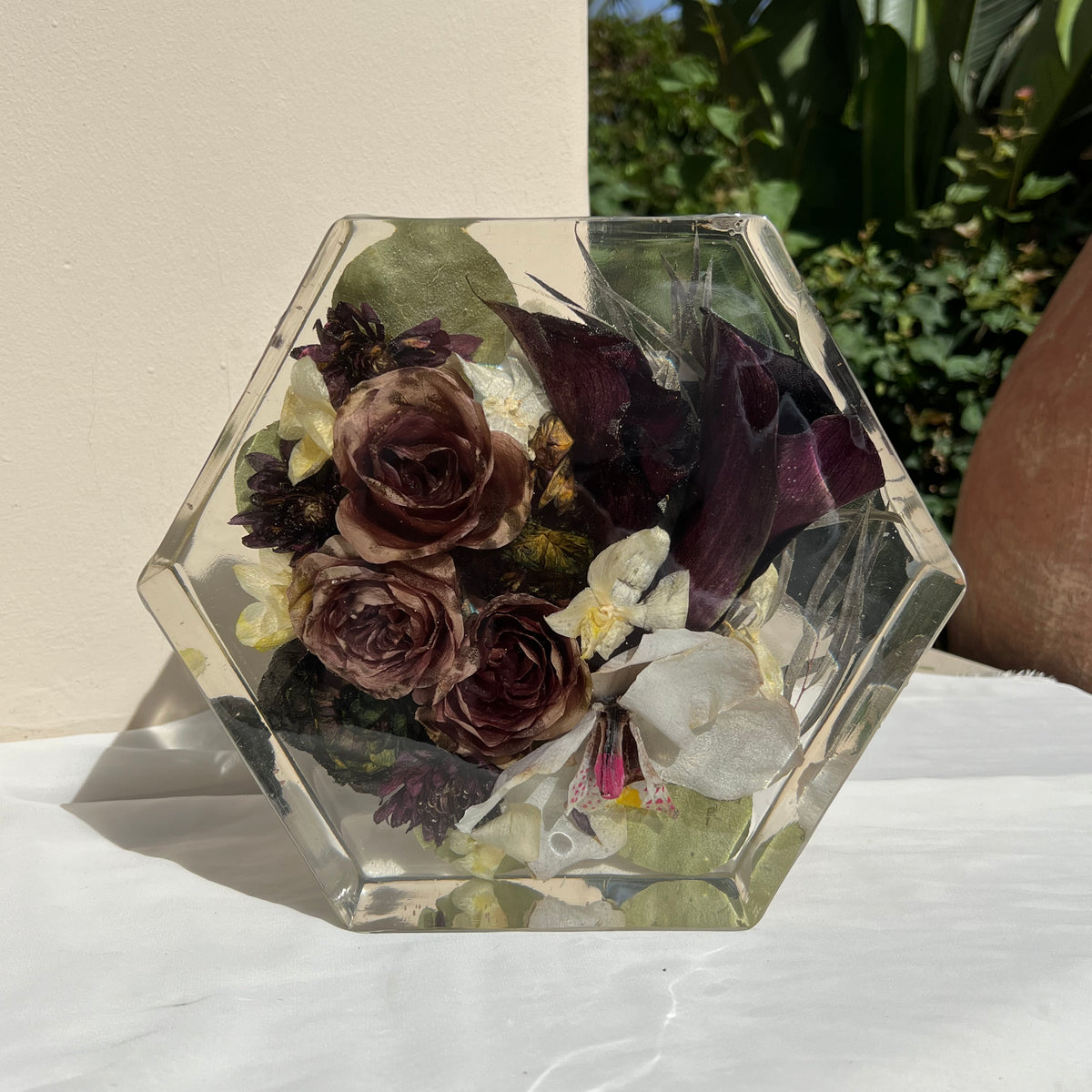 Preserved Flower Resin Blocks