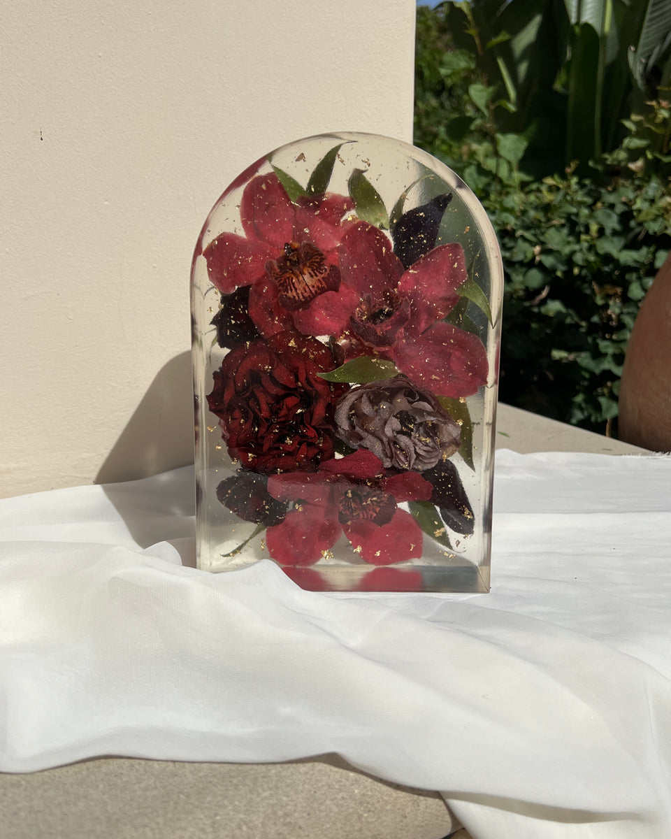 Preserved Flower Resin Blocks