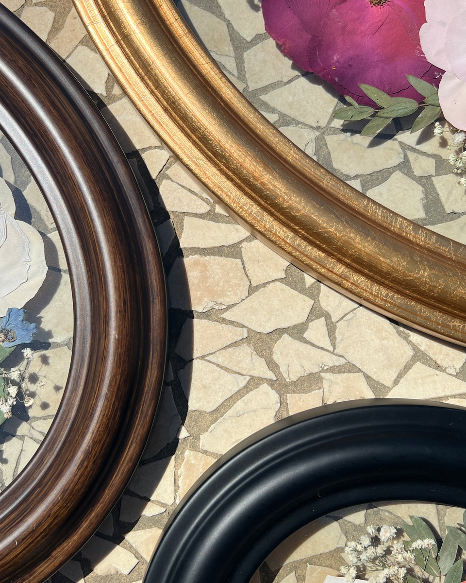 Oval Pressed Flower Frames