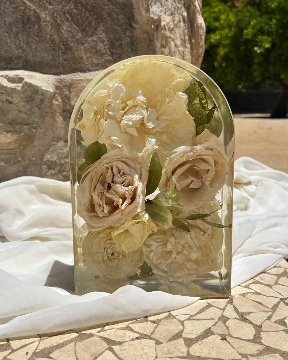 Preserved Flower Resin Blocks