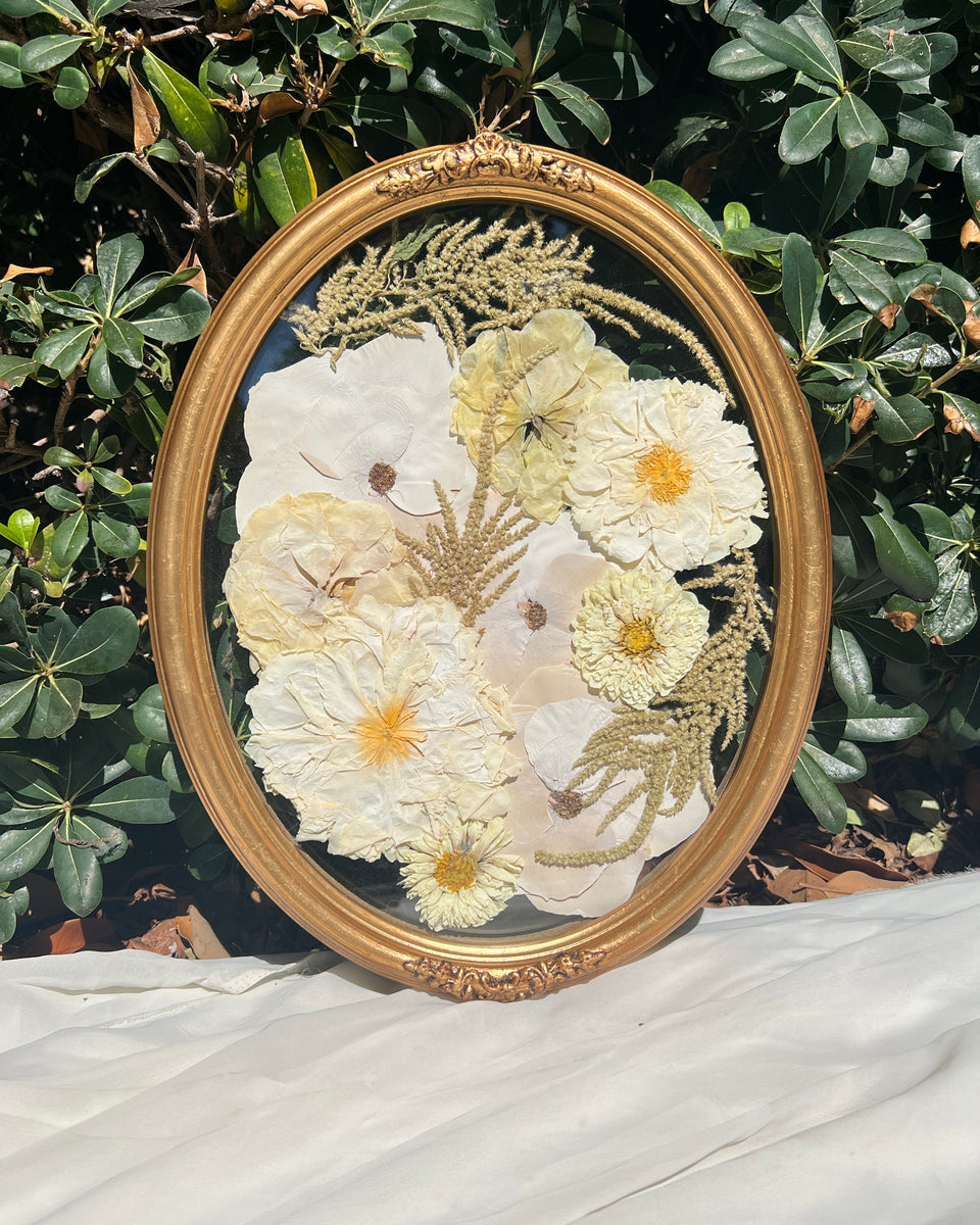 Oval Pressed Flower Frames