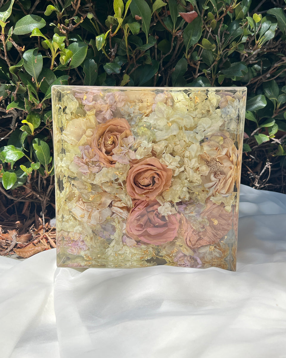 Preserved Flower Resin Blocks