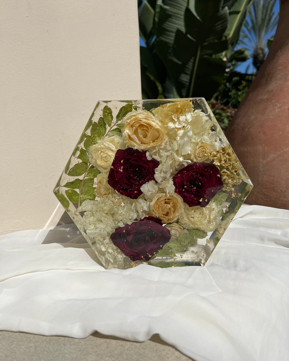Preserved Flower Resin Blocks
