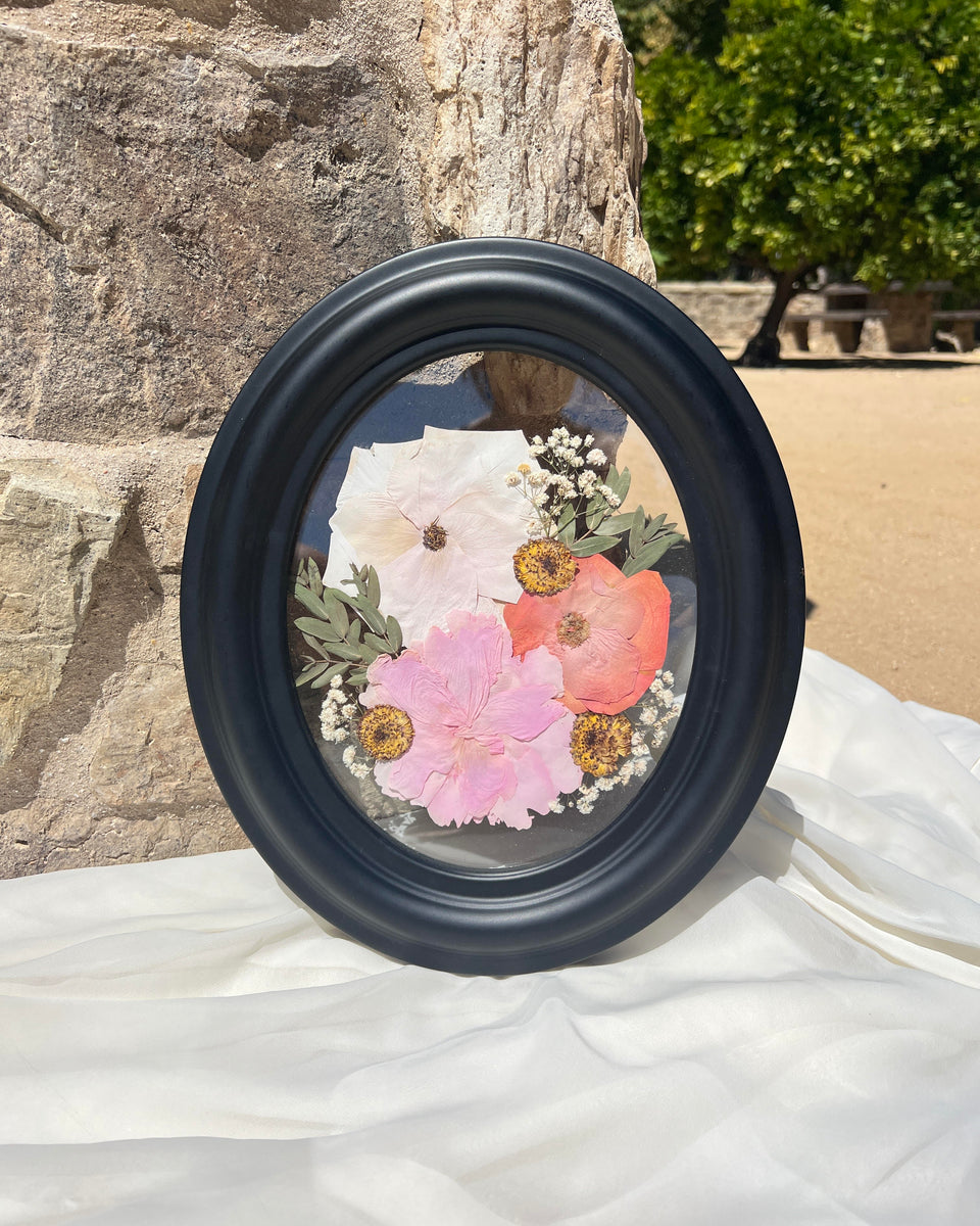 Oval Pressed Flower Frames