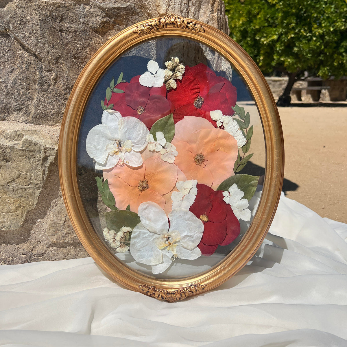 Oval Pressed Flower Frames