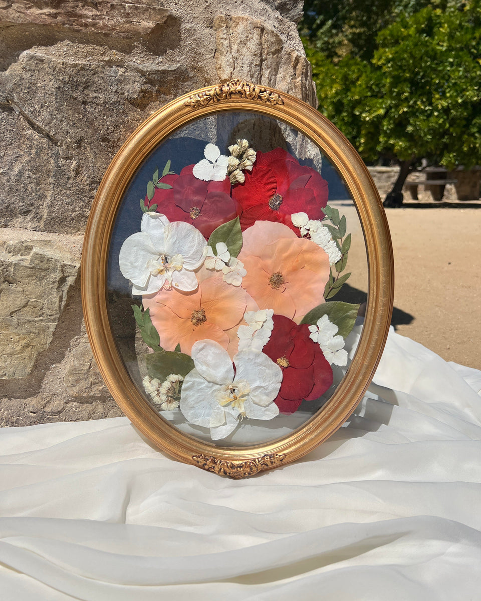 Oval Pressed Flower Frames