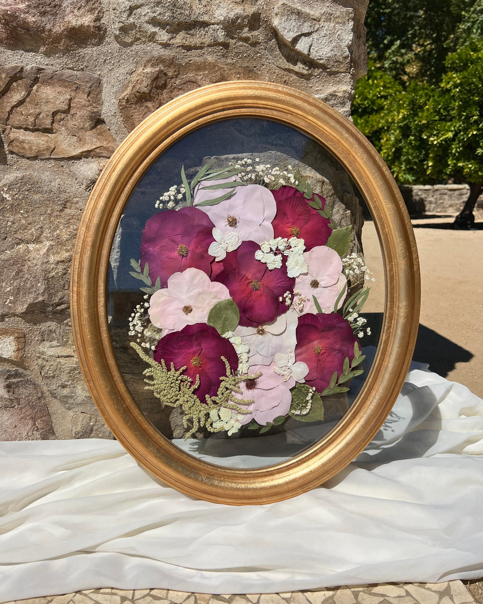Oval Pressed Flower Frames